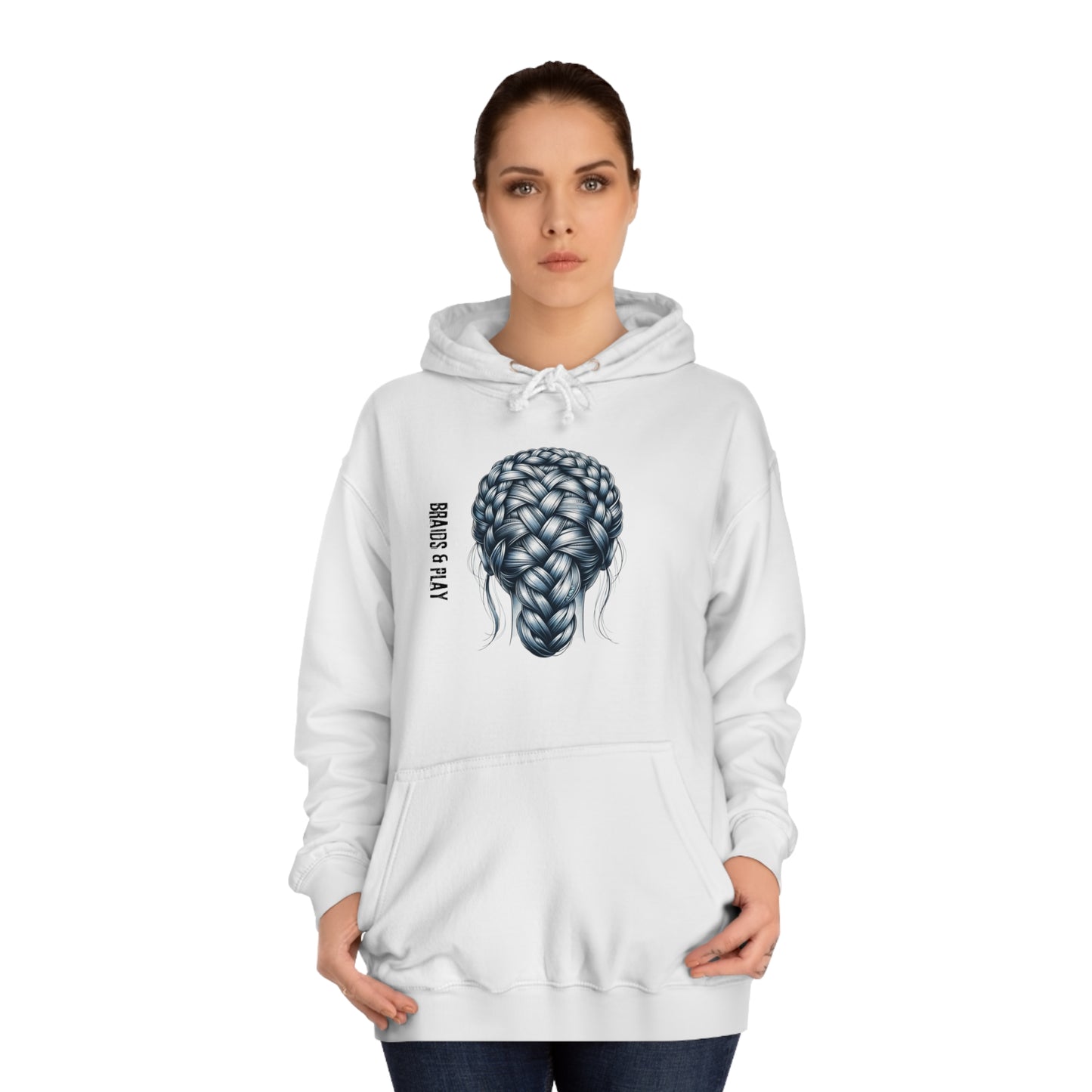BRAID AND PLAY - Unisex College Hoodie
