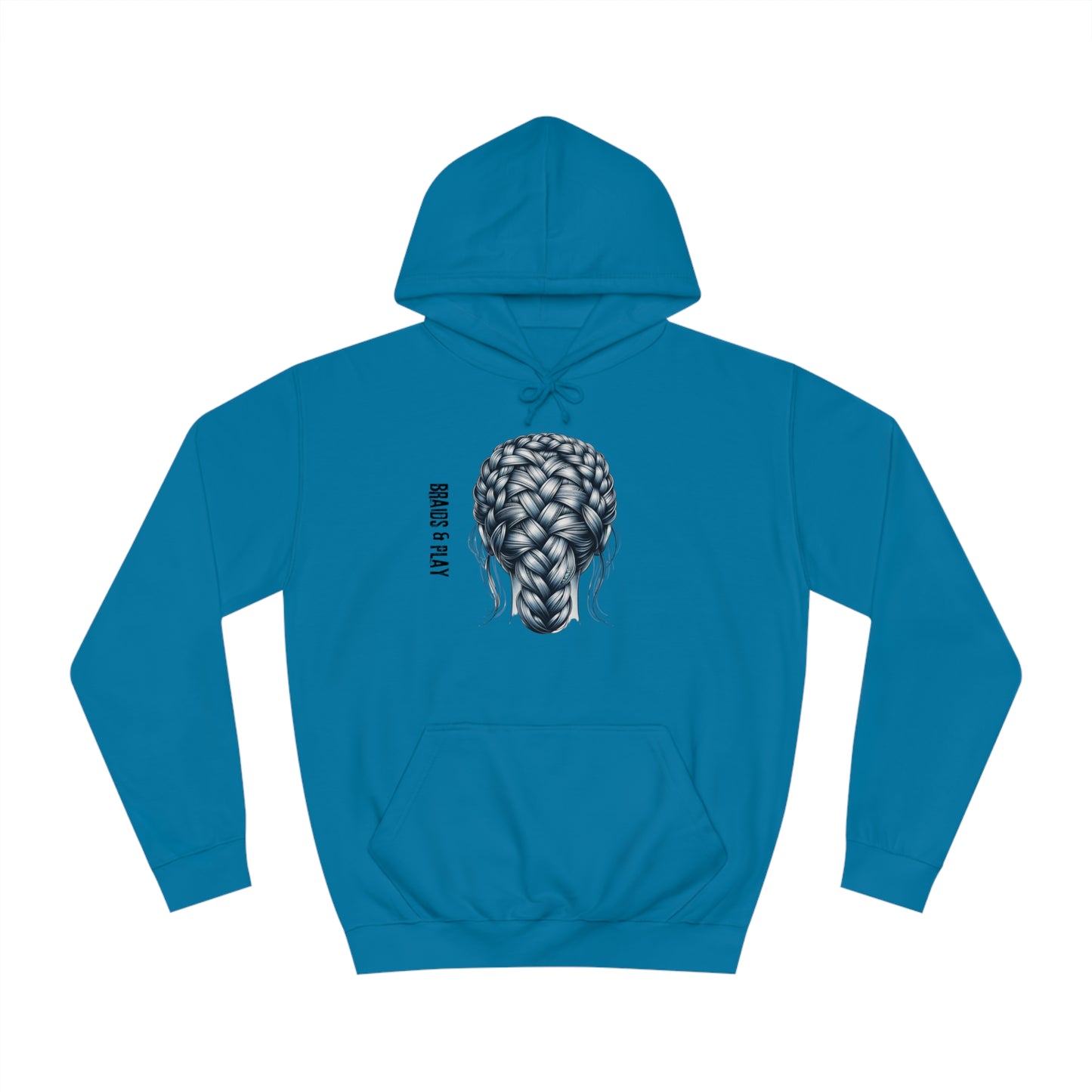 BRAID AND PLAY - Unisex College Hoodie