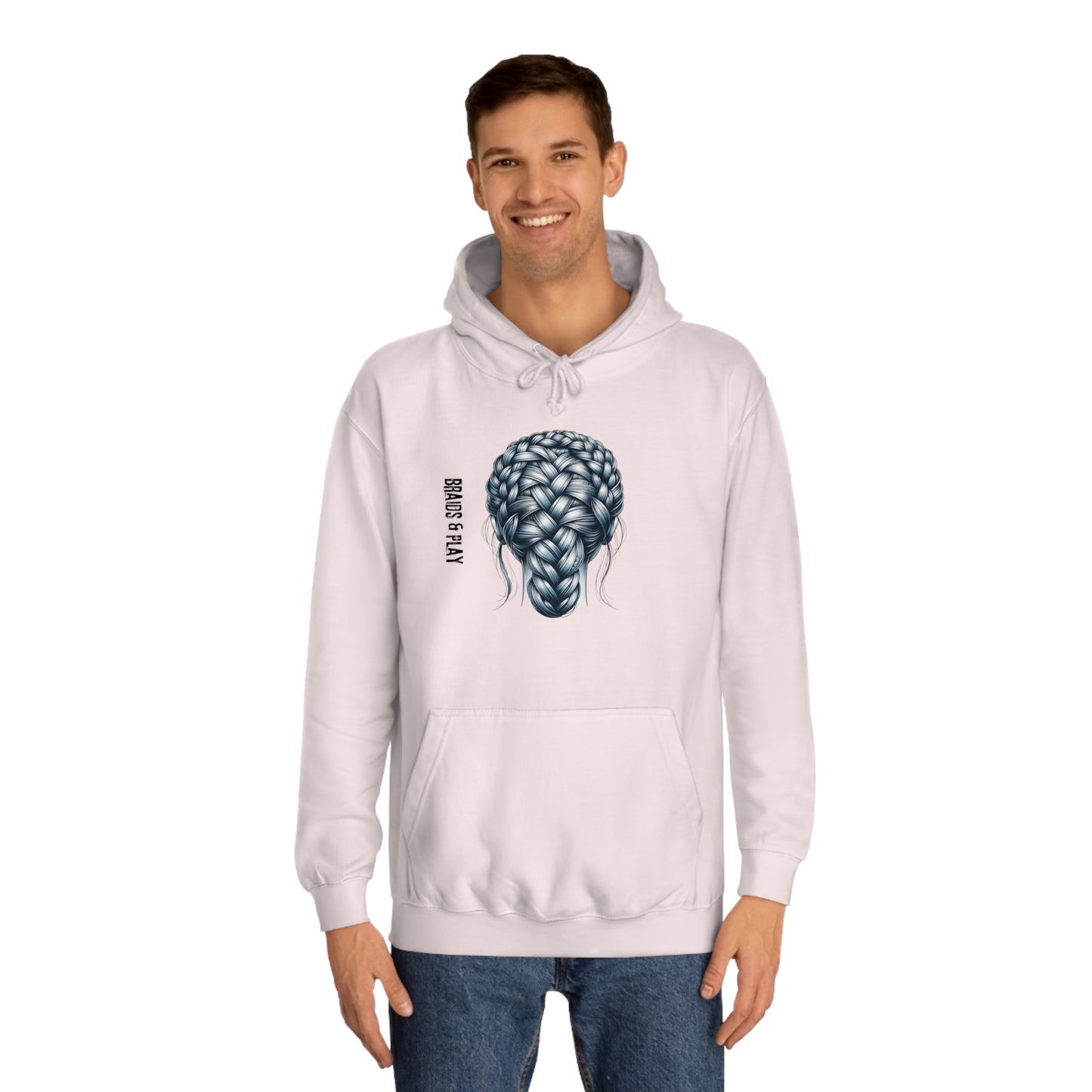BRAID AND PLAY - Unisex College Hoodie