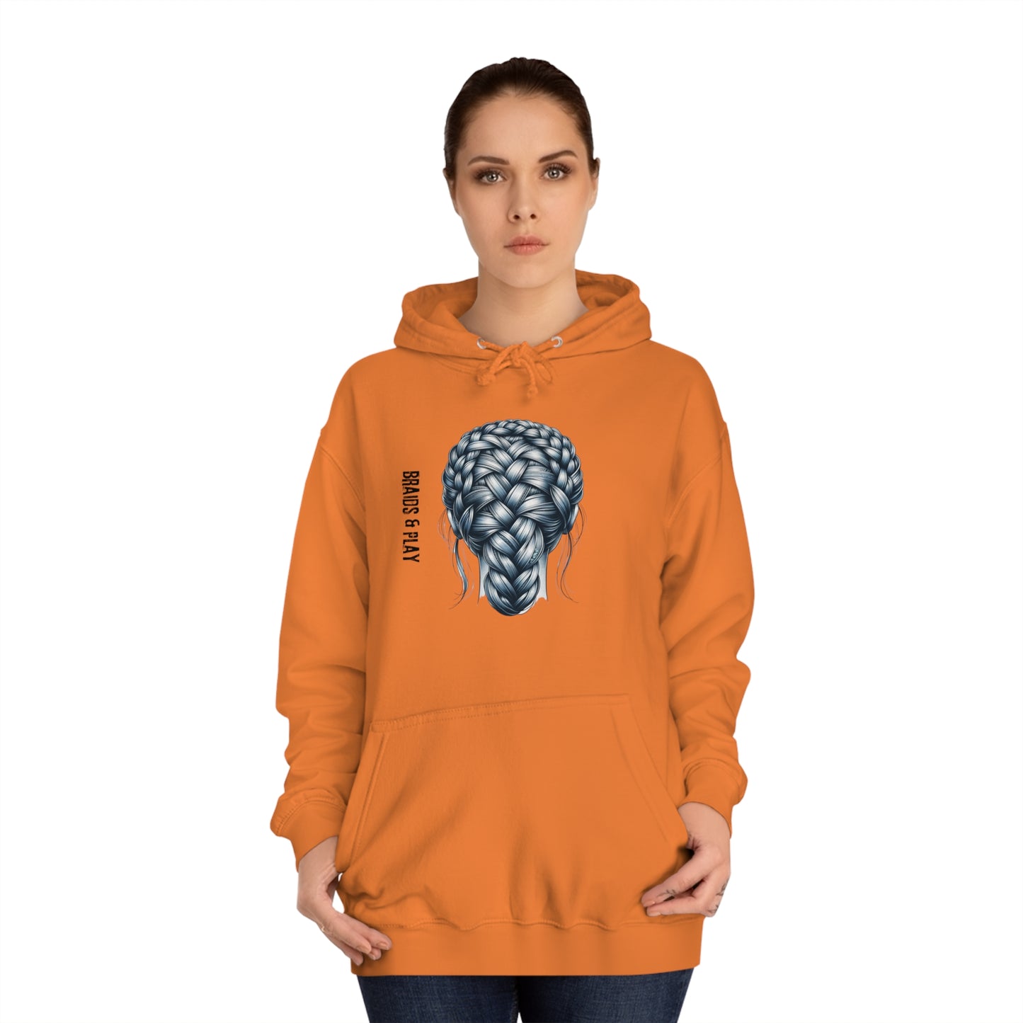 BRAID AND PLAY - Unisex College Hoodie