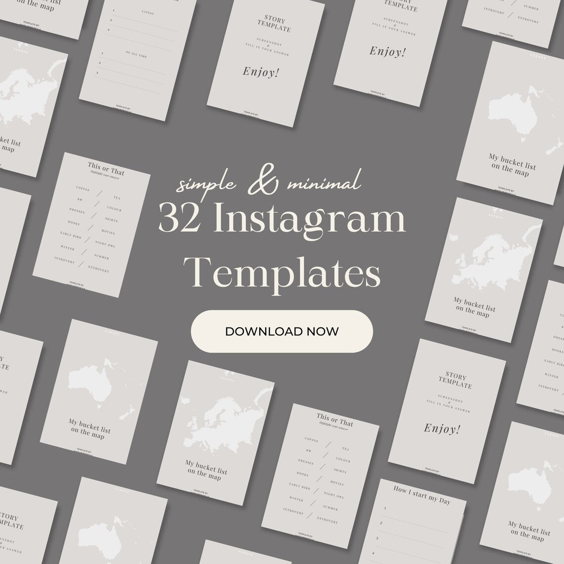 Engagement Boosters, Instagram Story Canva Template, Professional Instagram Stories Templates for Brand Consistency