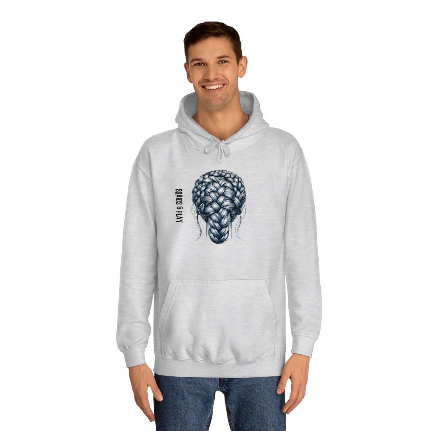 BRAID AND PLAY - Unisex College Hoodie