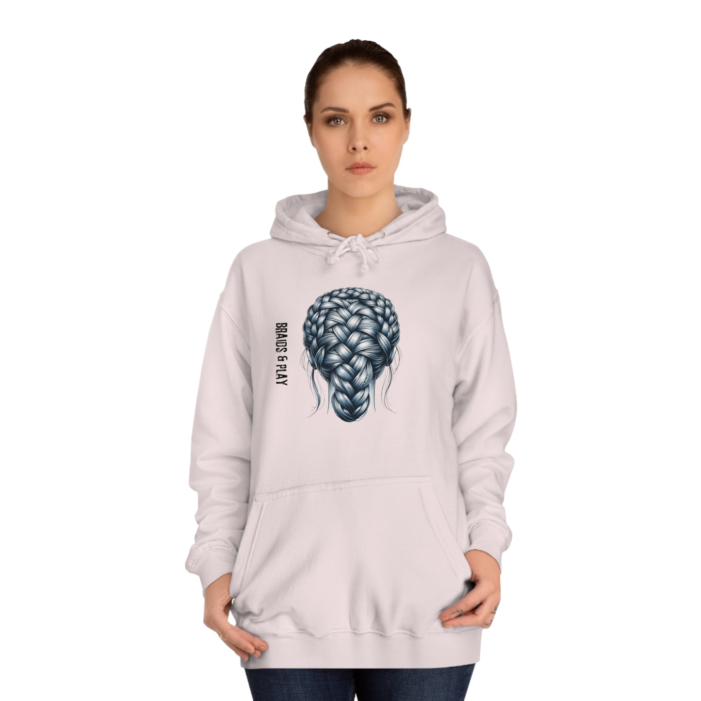 BRAID AND PLAY - Unisex College Hoodie
