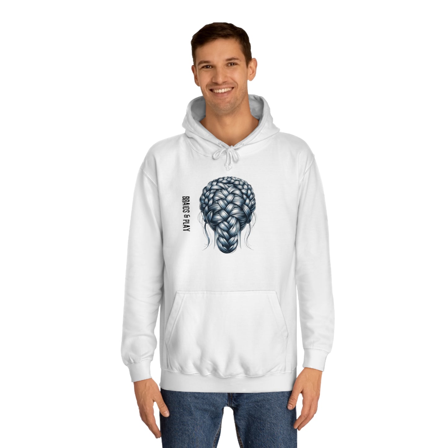 BRAID AND PLAY - Unisex College Hoodie