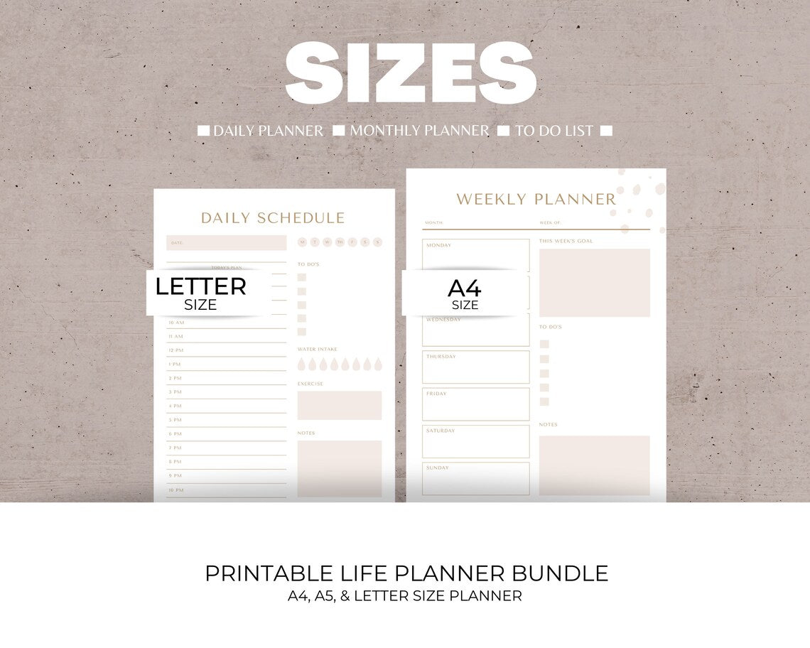 My Life Planner, To do List, Travel Planner, Digital Life Planner, Life Organizer, Instant Download Digital Product, Adobe Acrobat Reader