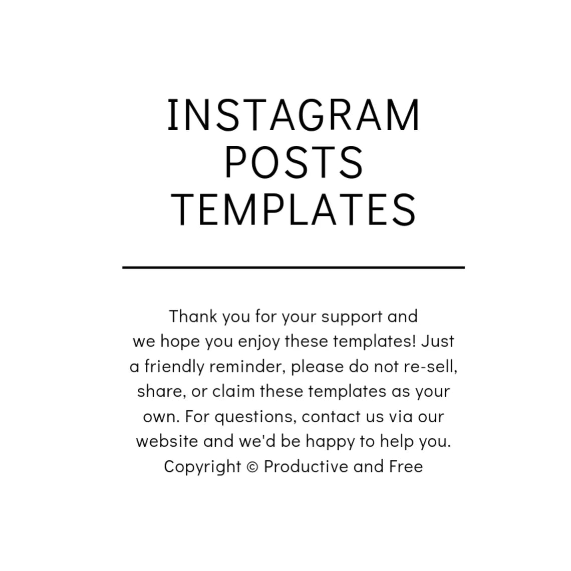 Instagram Post Templates | Social Media | Instagram Post | Small Business Instagram Post | Instagram Content, Post & Story Templates